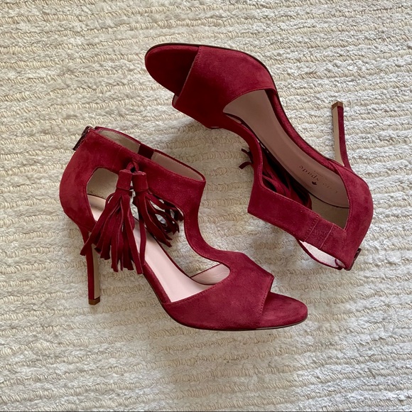 NWT Kate Spade Inga suede heels - Picture 15 of 15